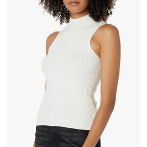 NWT The Drop Womens Karolina Sleeveless Ribbed Mock-Neck Sweater Size XL